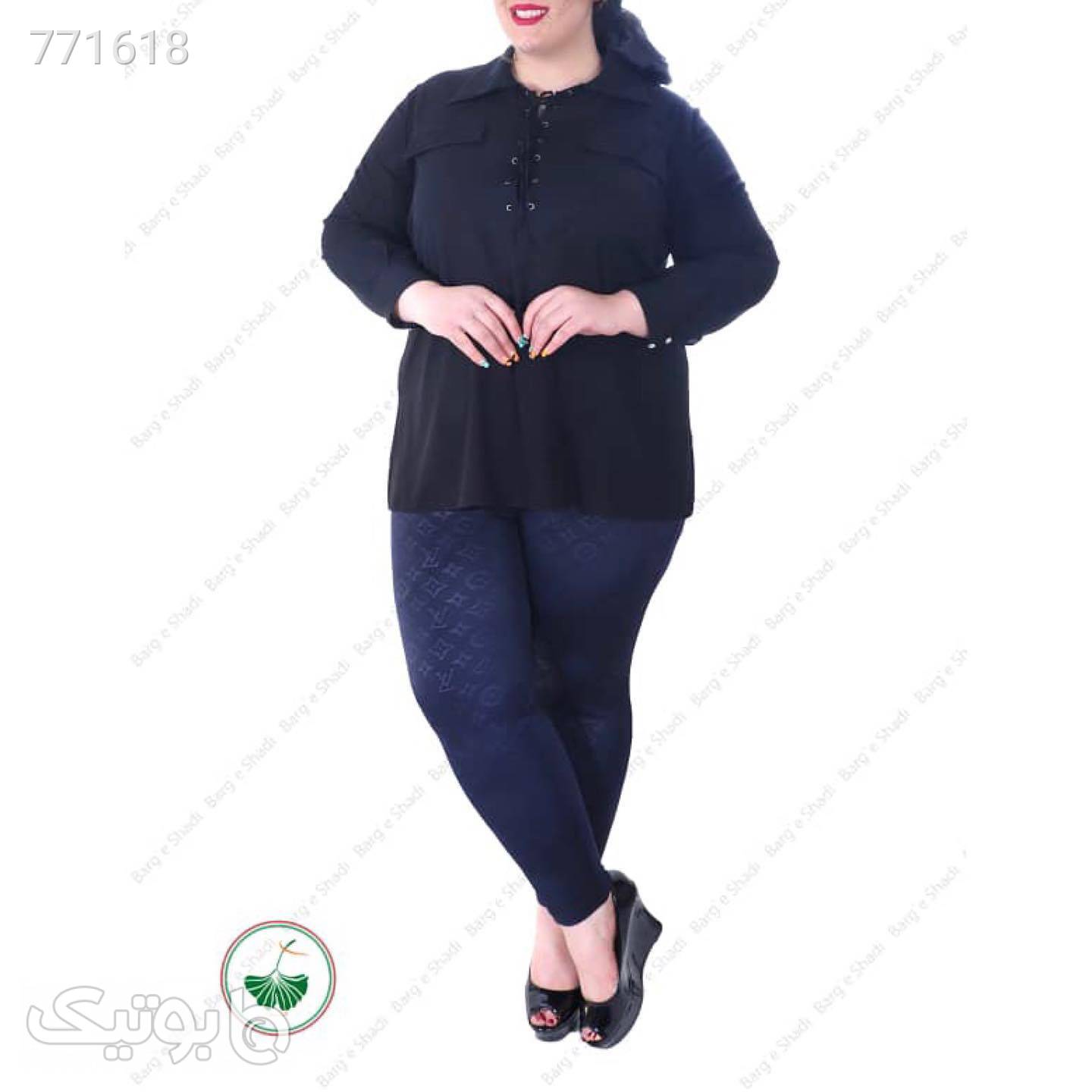 شلوار سایز بزرگ زنانه  مشکی سایز بزرگ زنانه