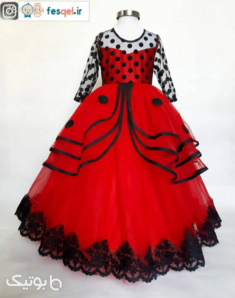 لباس عروس بچگانه قرمز لباس کودک دخترانه