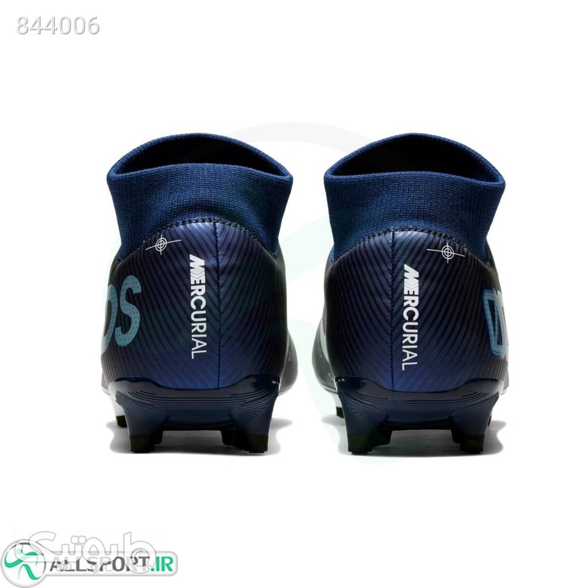 کفش فوتبال نایک مرکوریال Nike Mercurial Superfly 7 Academy FG MG BQ5427401 سورمه ای كتانی مردانه