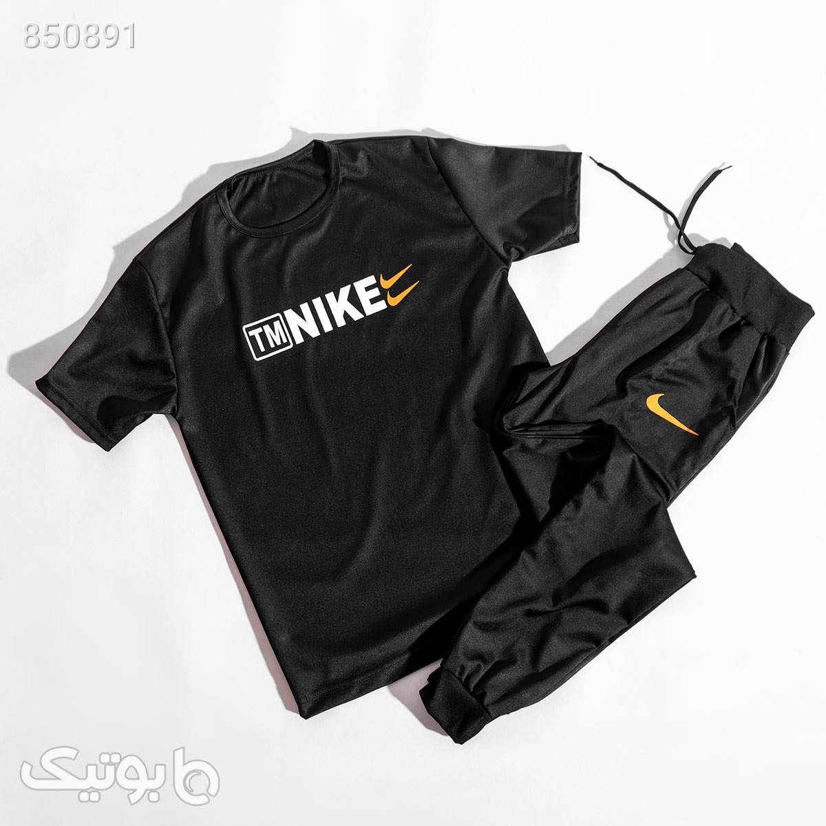 ست تیشرت شلوار Nikeمردانه مدلHiro مشکی لباس راحتی مردانه