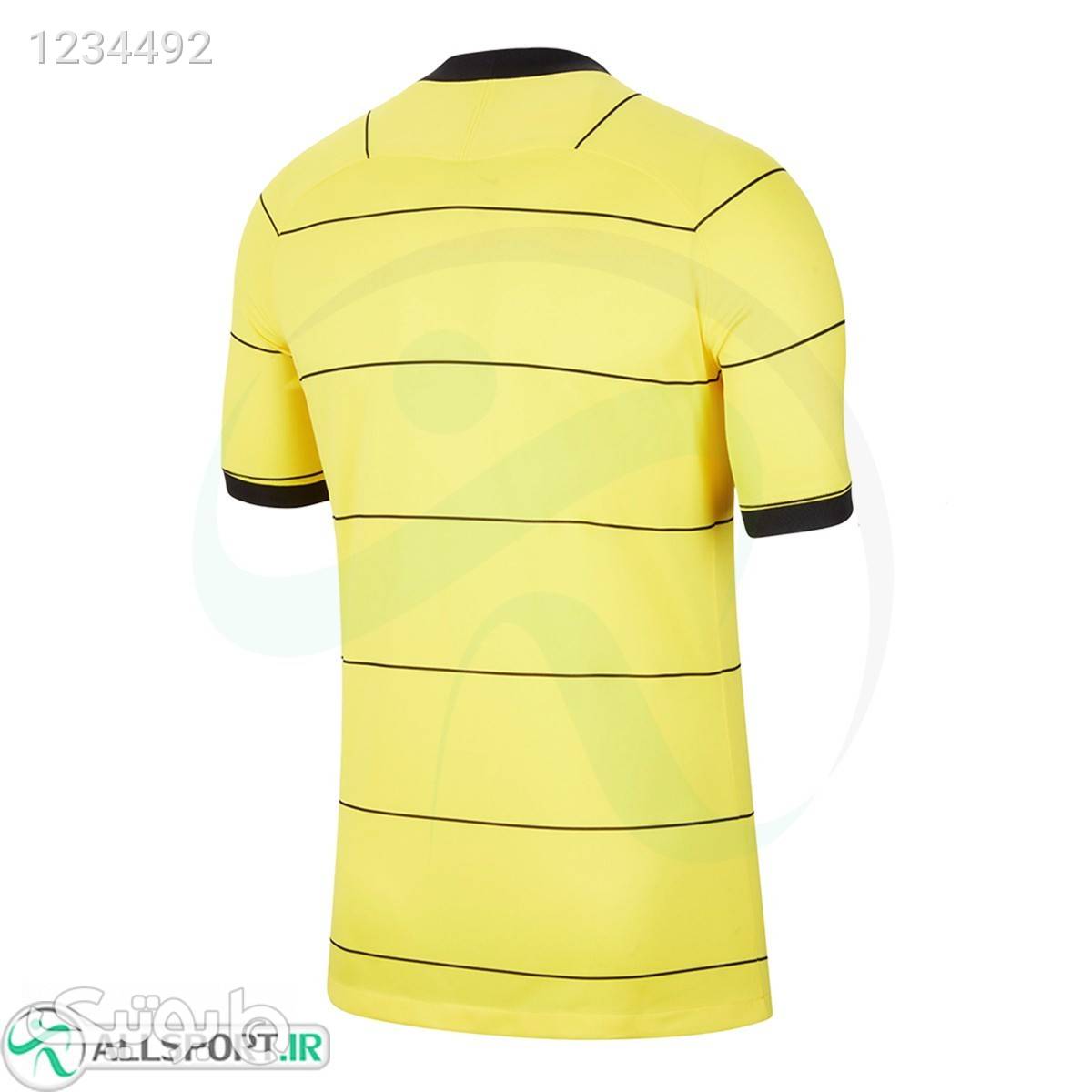 پیراهن پلیری دوم چلسی Chelsea 202122 Away Soccer Jersey زرد ست ورزشی مردانه