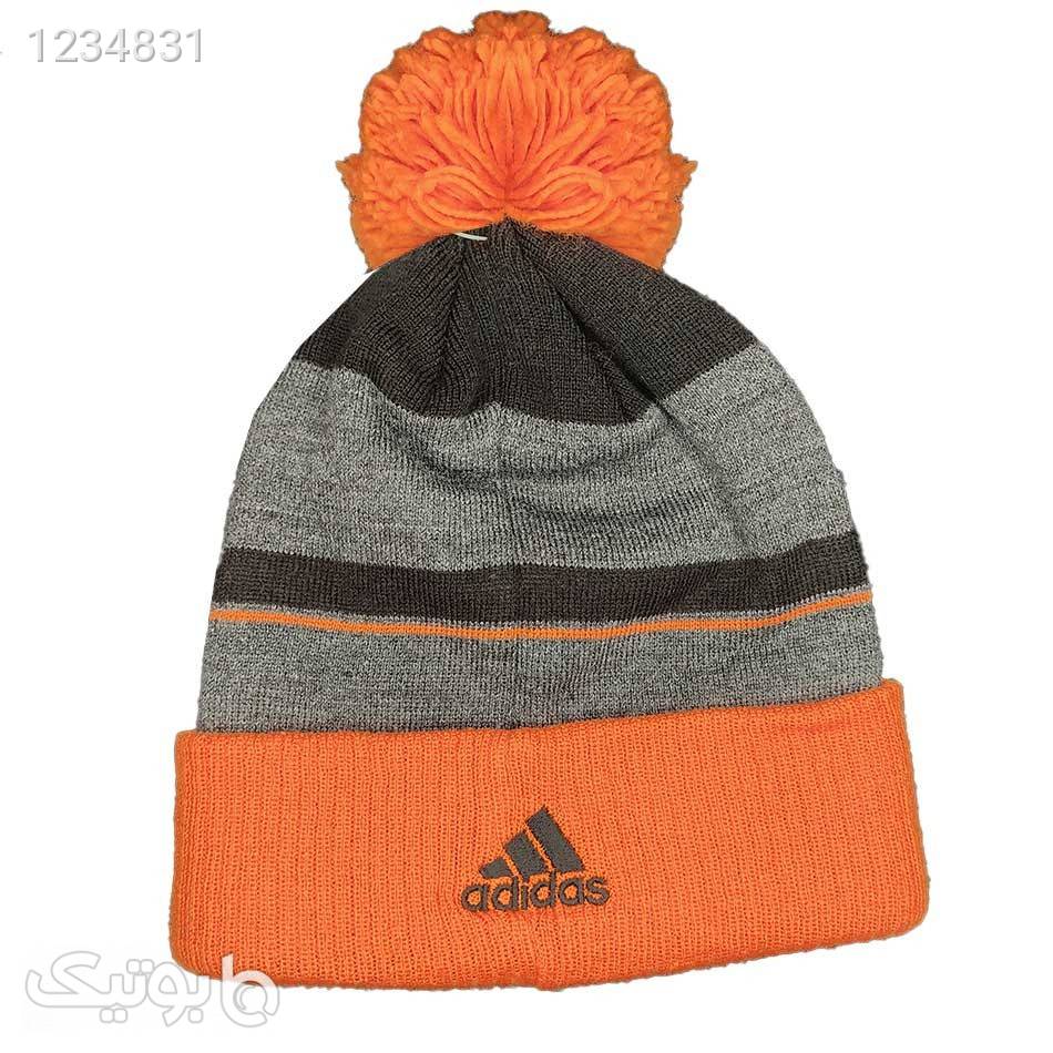 کلاه زمستانی آدیداس مدل ADIDAS WINTER HAT کد 3793922 نارنجی کلاه بافت و شال گردن و دستکش