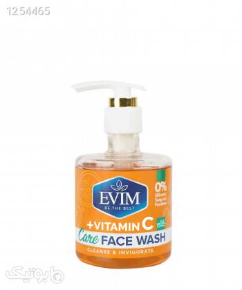 ژل شستشوی صورت ایویم Evim مناسب انواع پوست حجم 250 میلی لیتر صورتی بهداشت و مراقبت پوست