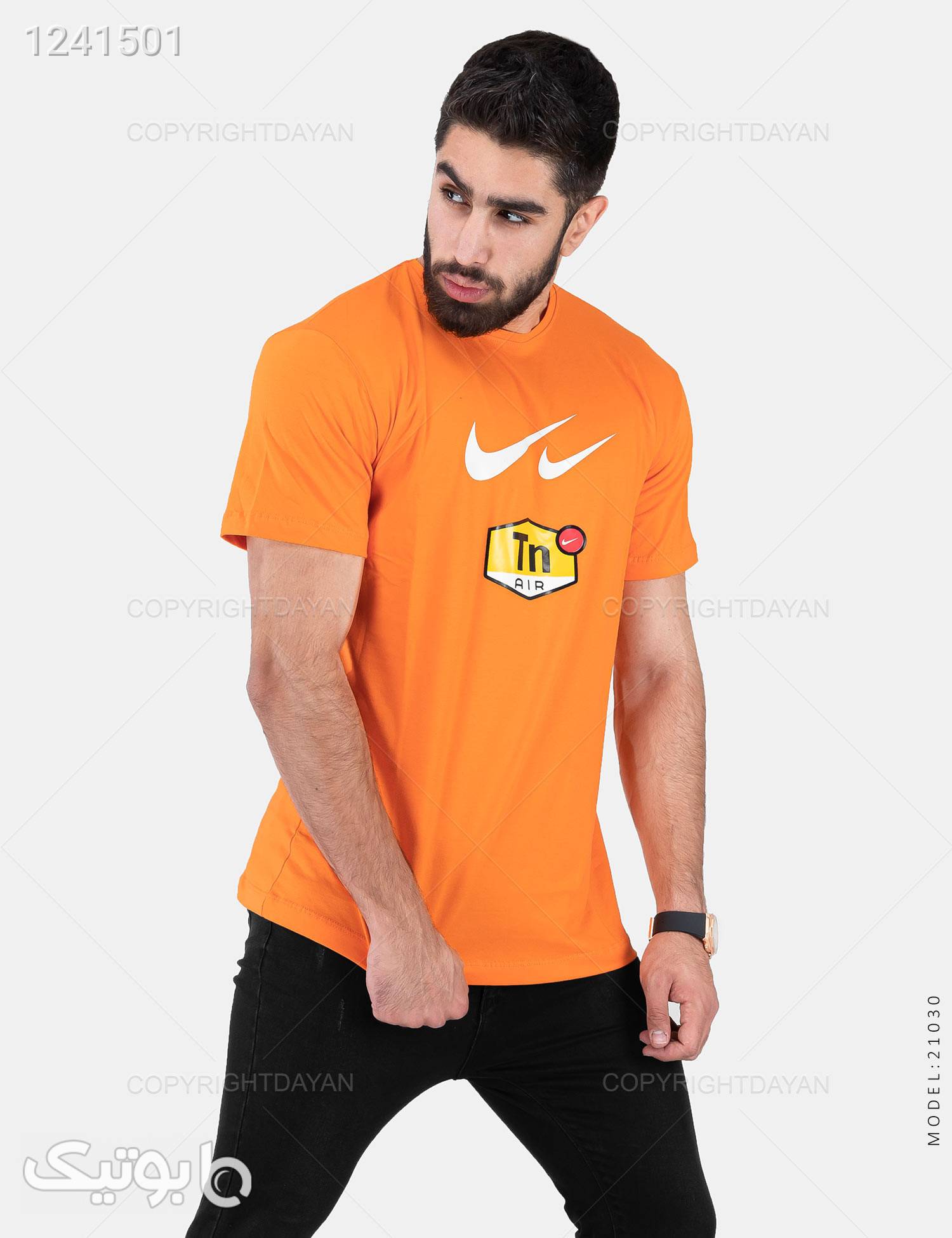 تیشرت مردانه Nike مدل 21030 نارنجی تی شرت و پولو شرت مردانه