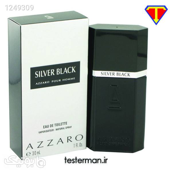 ادکلن اورجینال آزارو سیلور بلک AZZARO Silver Black مشکی عطر و ادکلن