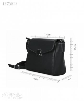 کیف دوشی زنانه چرم طبیعی چرم کروکو Croco Leather مدل نادیا