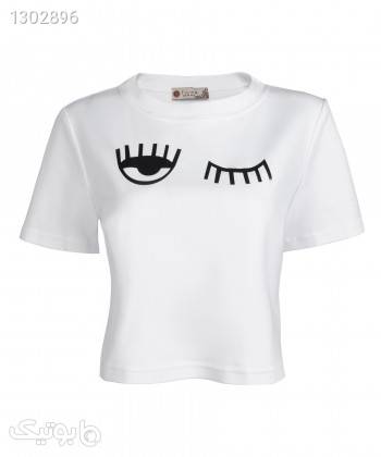 ست تیشرت و دامن زنانه تولیکا Tulika کد 41593 سفید تی شرت زنانه