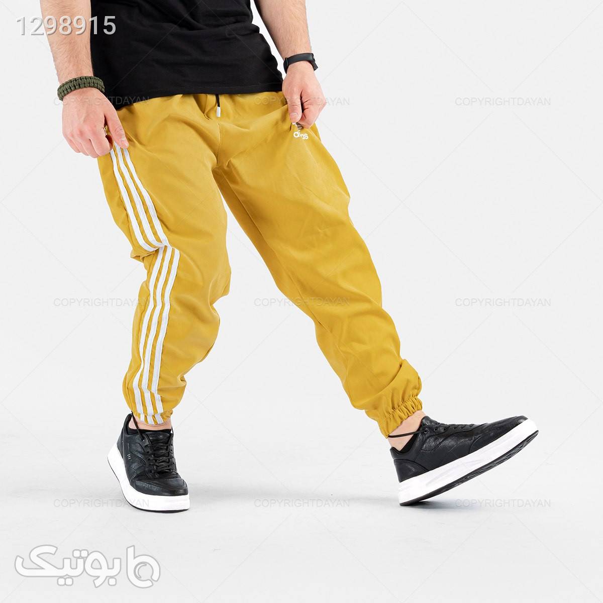 شلوار اسلش مردانه Adidas مدل 27066   زرد شلوار اسلش مردانه