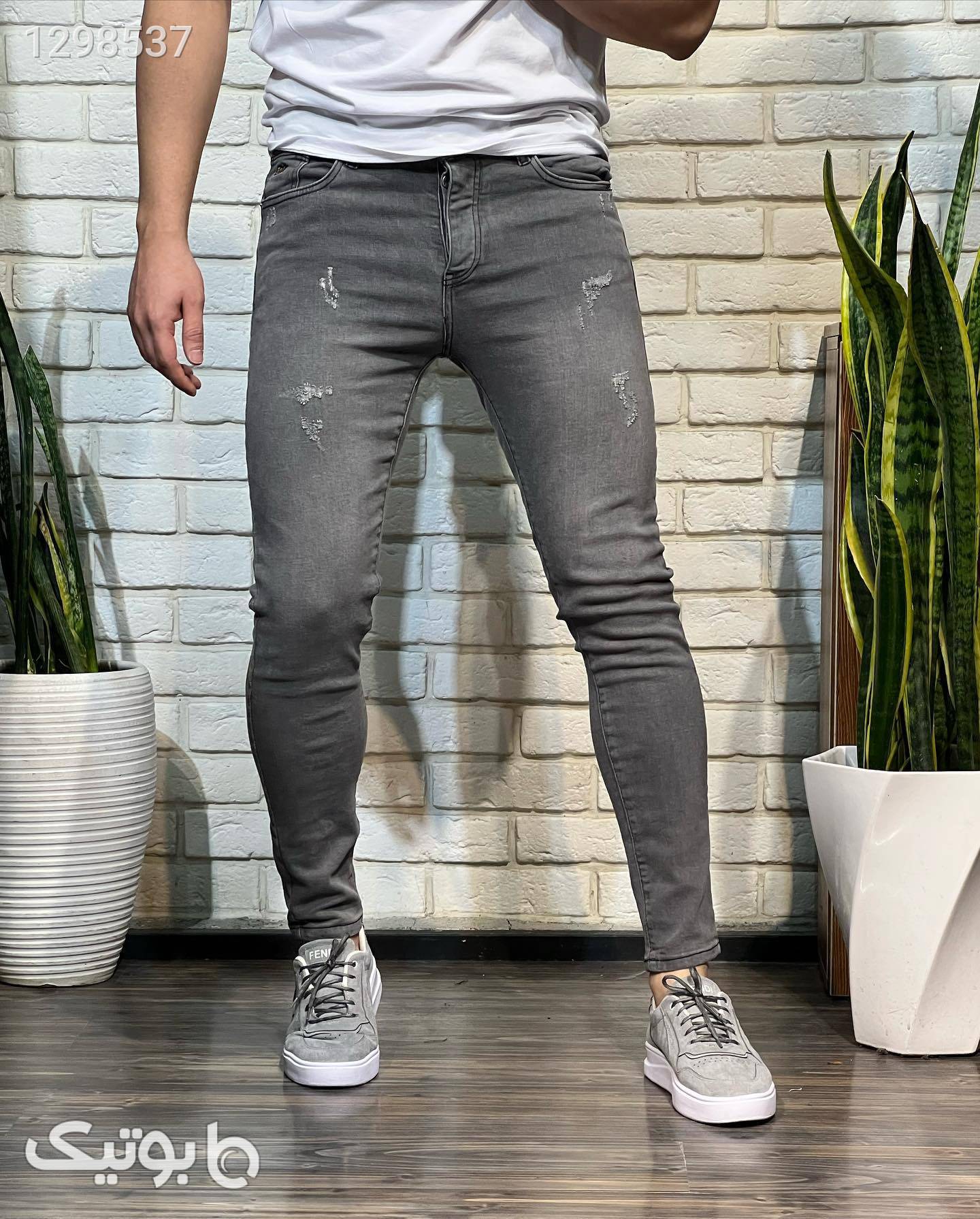 شلوار جین اسکینی مشکی شلوار جین مردانه