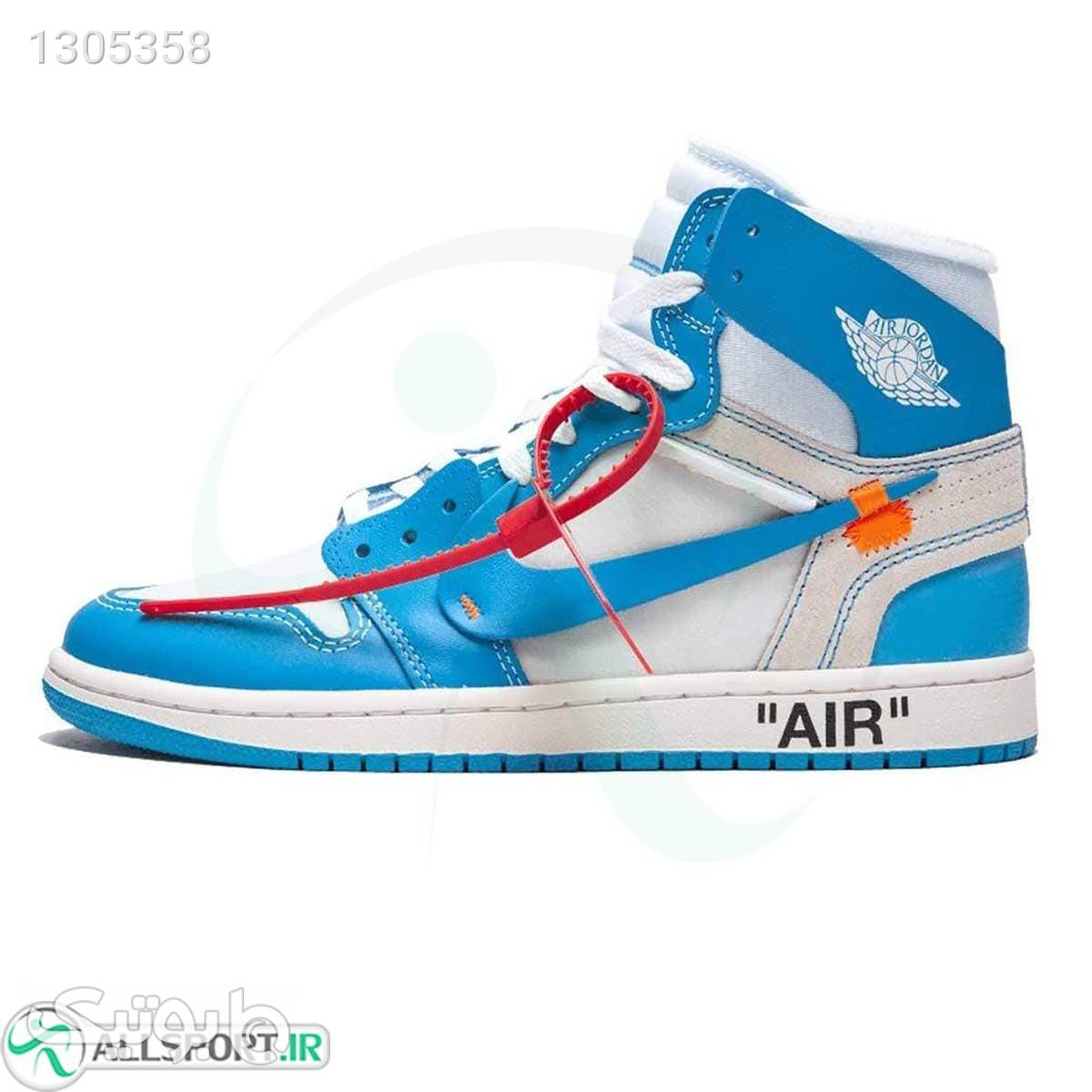 کتانی رانینگ زنانه نایک طرح اصلی Nike Air Jordan 1 High Zoom White Blue
