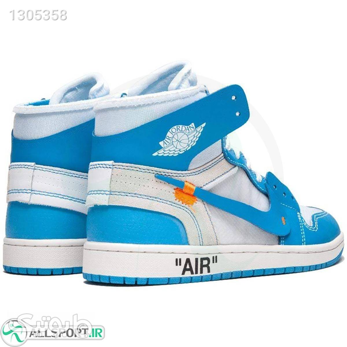 کتانی رانینگ زنانه نایک طرح اصلی Nike Air Jordan 1 High Zoom White Blue