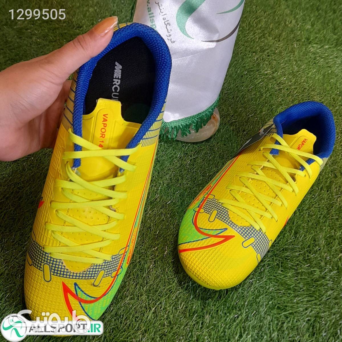 کفش فوتبال نایک مرکوریال طرح اصلی Nike Mercurial Yellow
