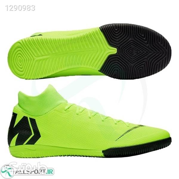کفش فوتسال نایک مرکوریال سوپر فلای Nike Mercurial SuperflyX 6 Academy AH7369701 سبز كتانی مردانه