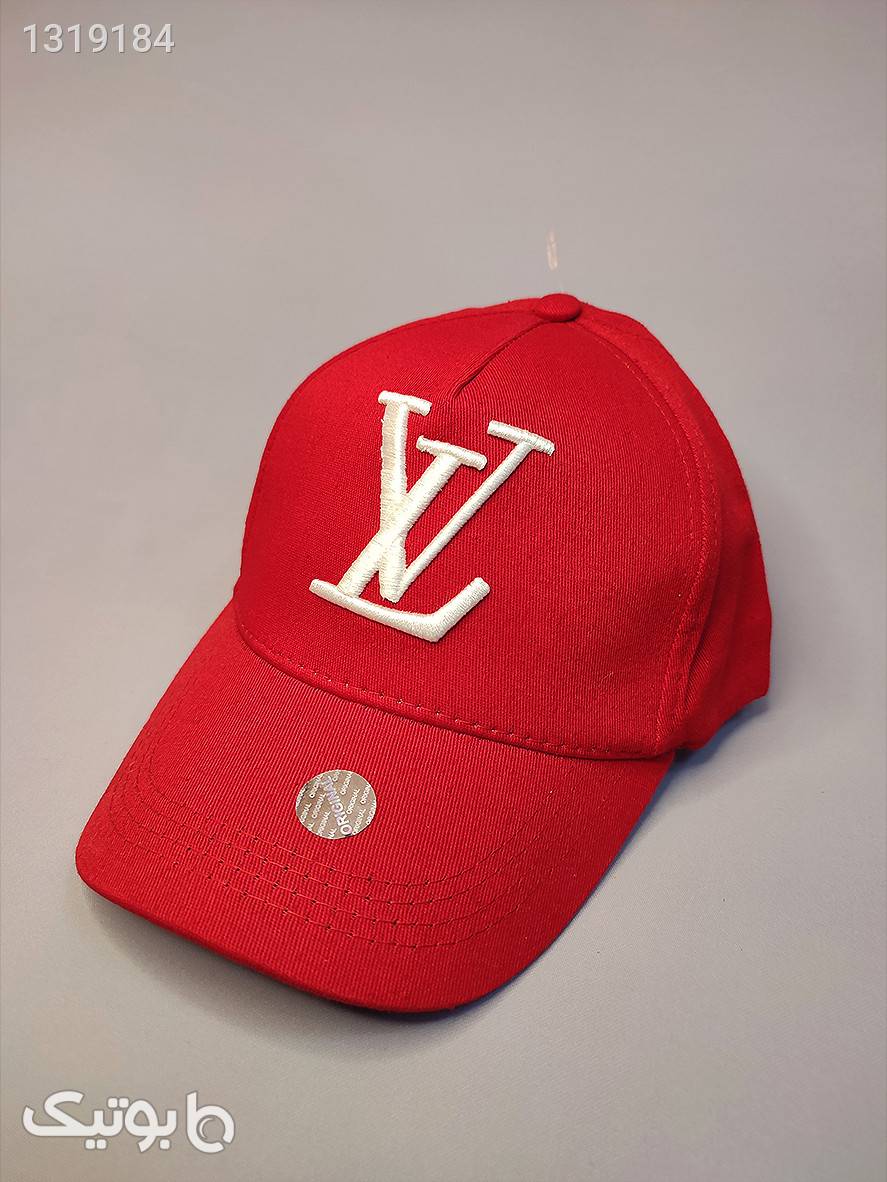 کلاه بیسبالی کتان LV قرمز کد 9524 قرمز کلاه و اسکارف