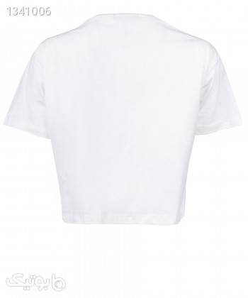 تیشرت نیم تنه زنانه ناوالس Navales کد 1101580 سفید تی شرت زنانه