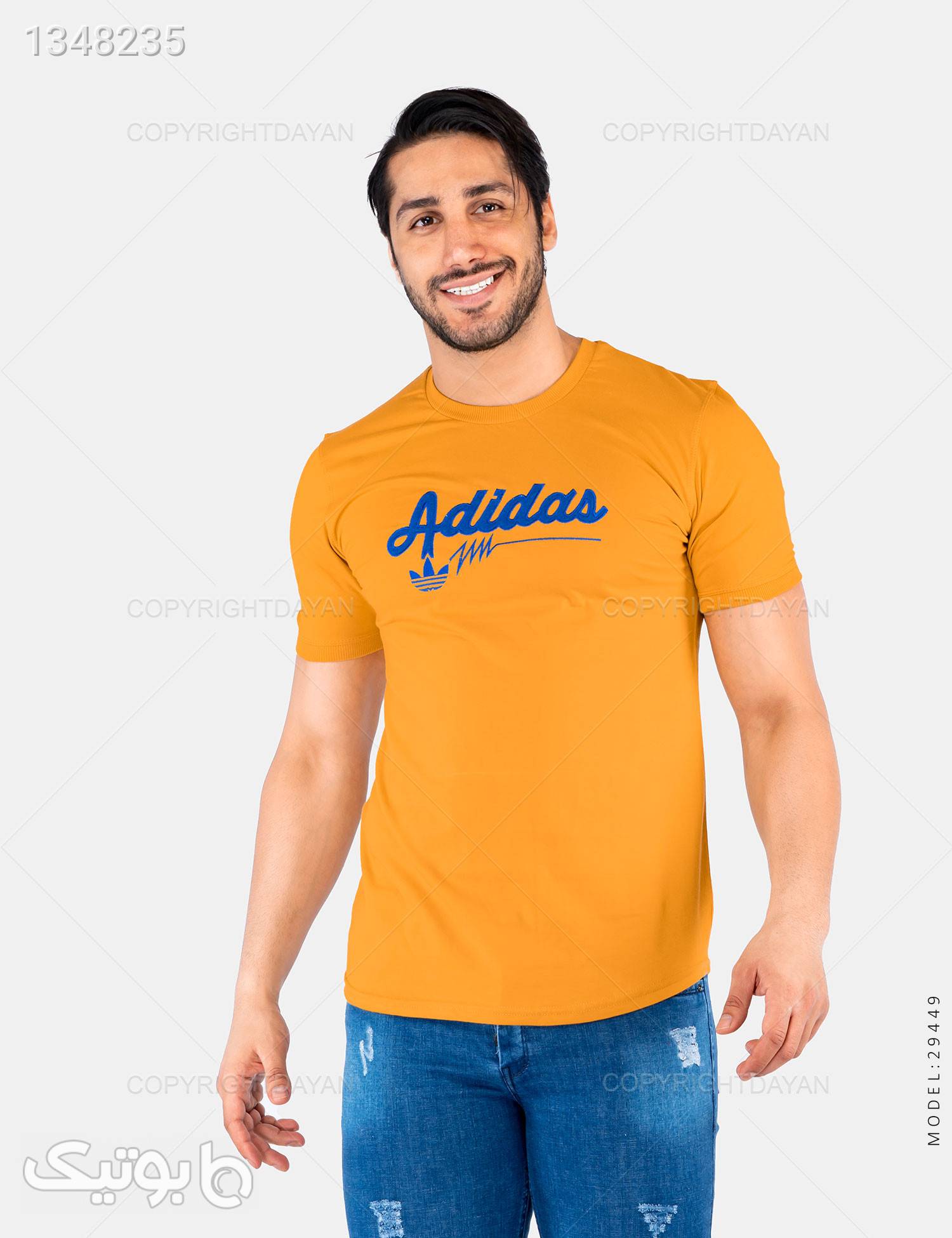 تیشرت مردانه Adidas مدل 29449 نارنجی تی شرت و پولو شرت مردانه
