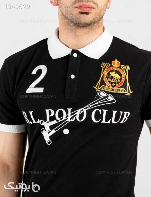 پولوشرت مردانه Polo مدل 13032 مشکی تی شرت و پولو شرت مردانه