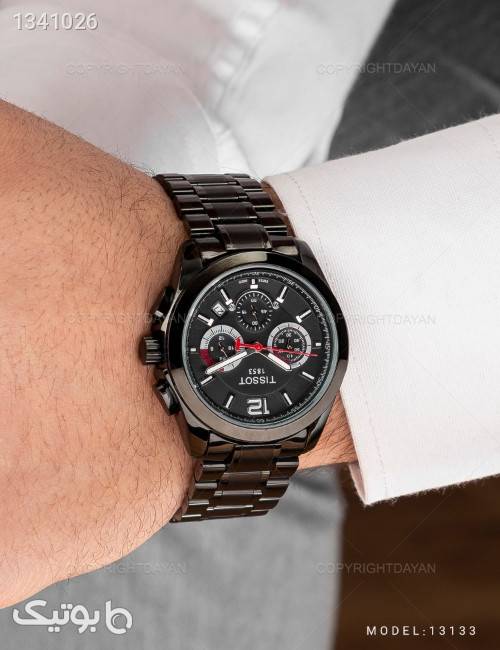 ساعت مچی مردانه Tissot مدل 13133 مشکی ساعت
