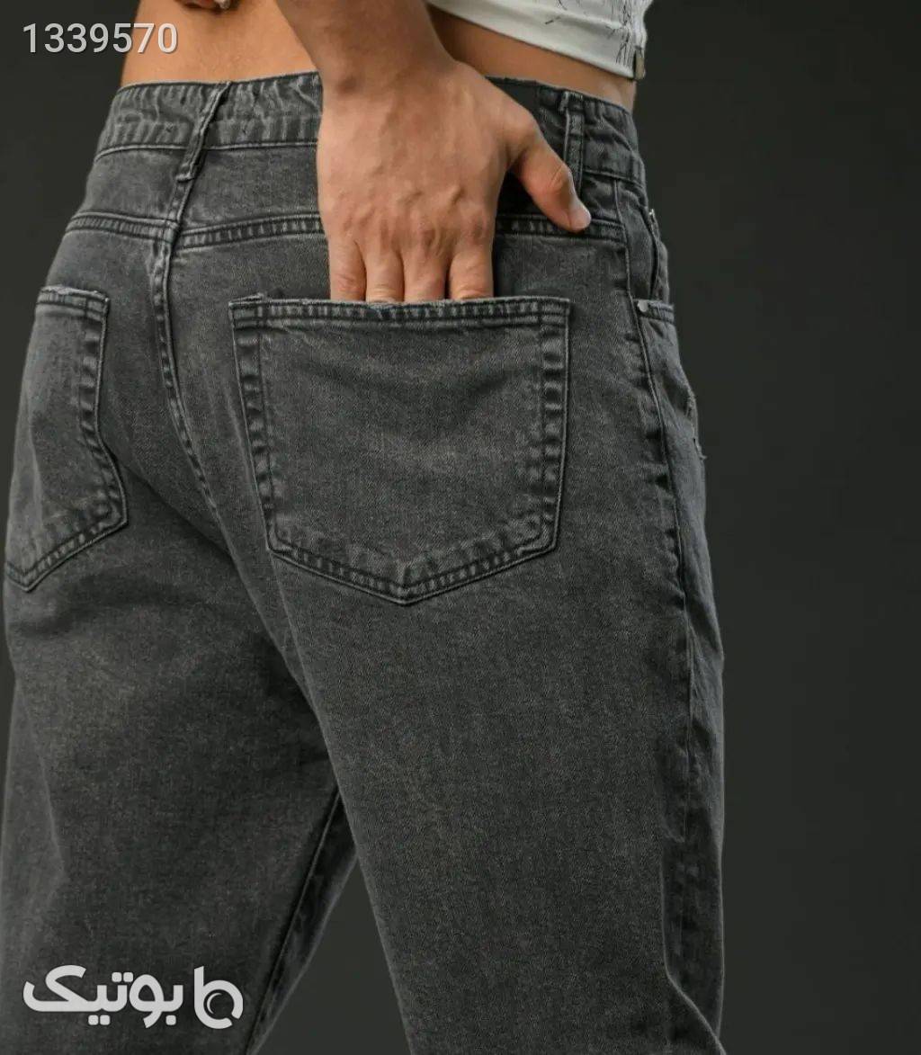 شلوار جین مام مردانه  مشکی شلوار جین مردانه