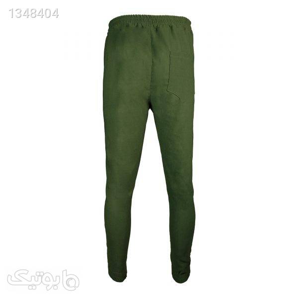 شلوار راحتی طرح دورتموند سبز لباس راحتی مردانه