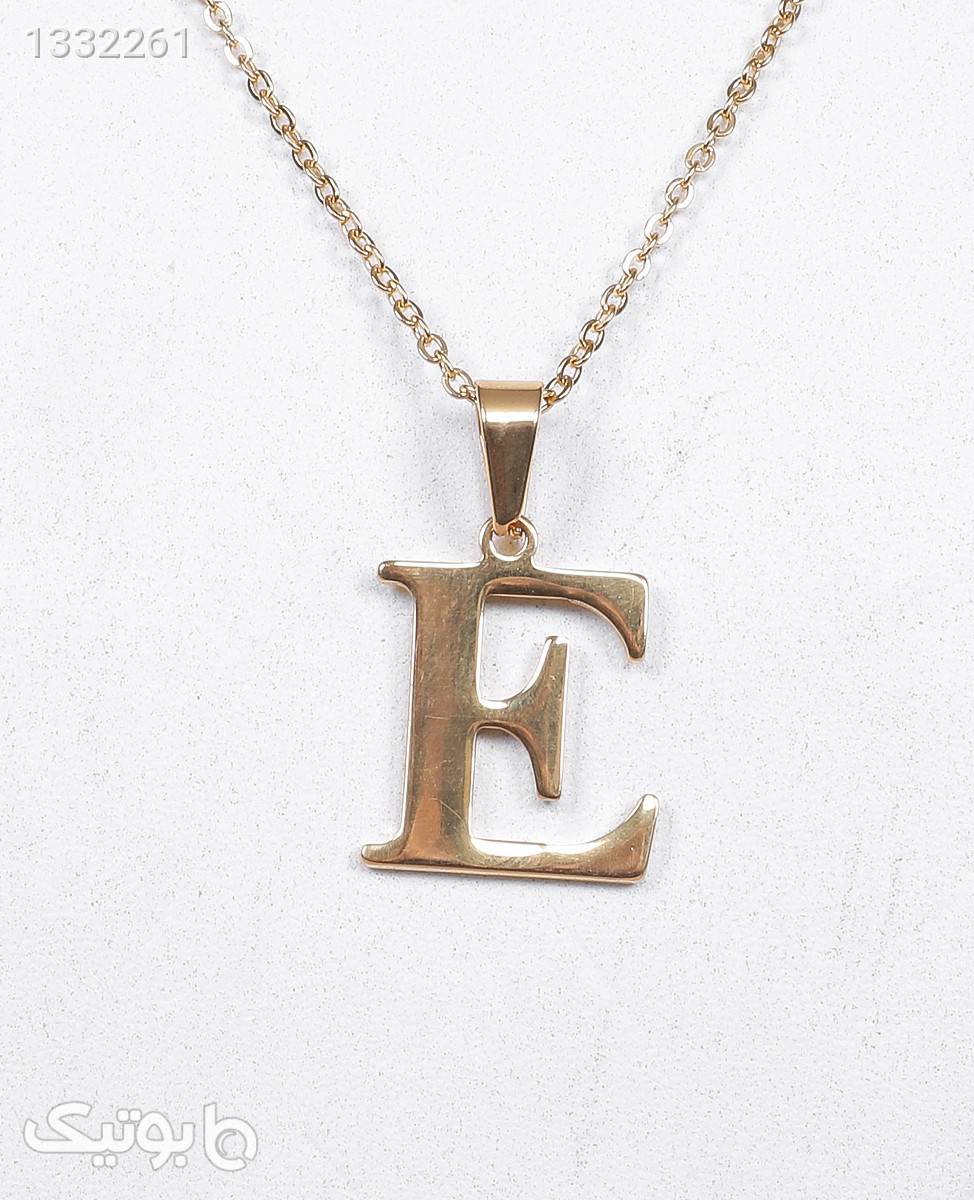 گردنبند حروف EGold طلایی گردنبند