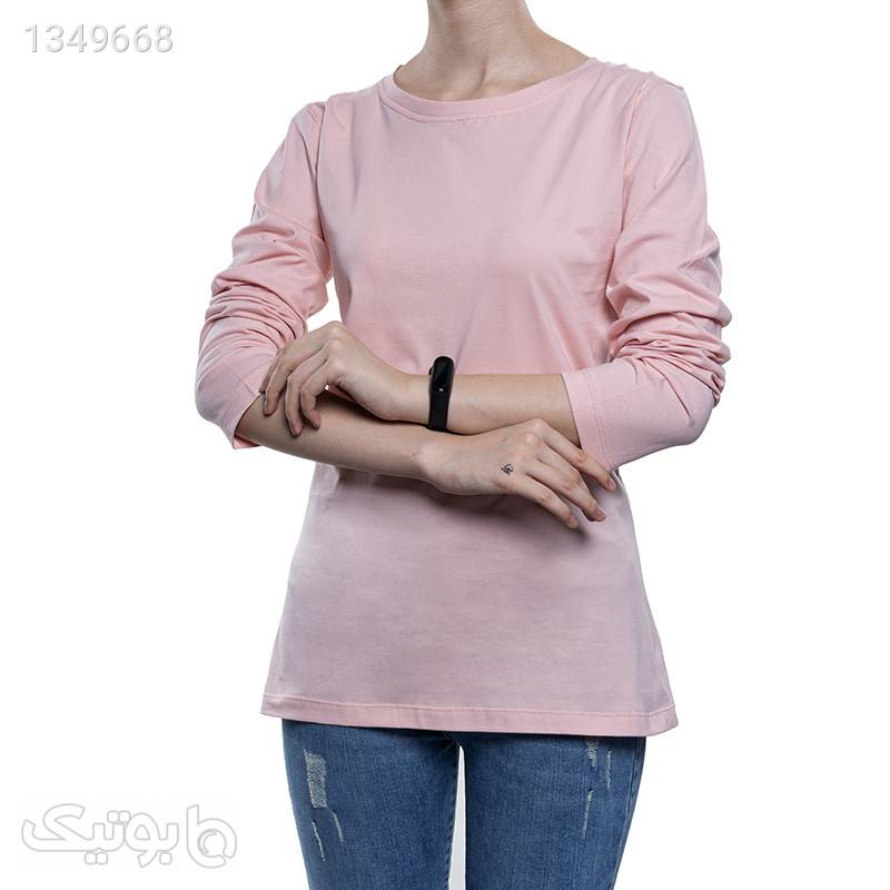 تیشرت زنانه کد T0012 صورتی تی شرت زنانه