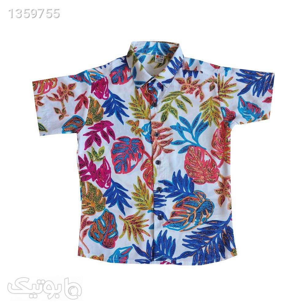 پیراهن یقهدار پسرانه مدل هاوایی