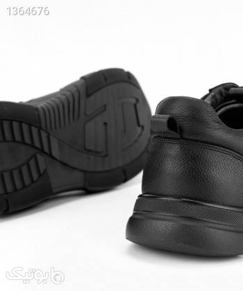 کفش مردانه چرم طبیعی صاد Saadکد AL5101 مشکی كتانی مردانه
