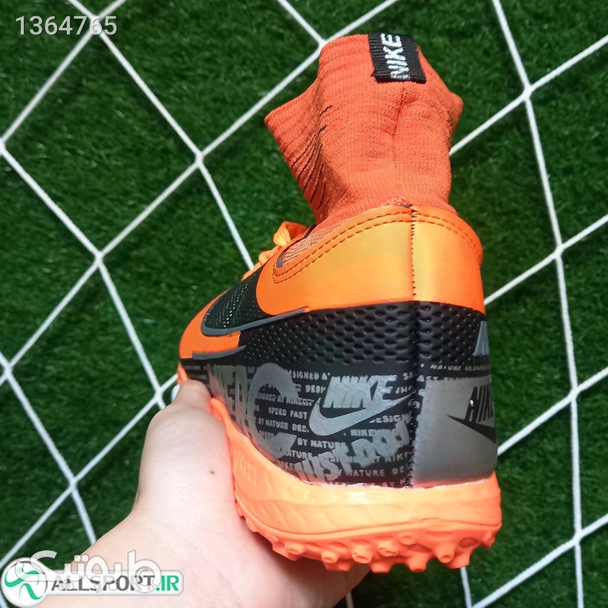 کفش چمن مصنوعی نایک مرکوریال طرح اصلی Nike Mercurial Black Orang
