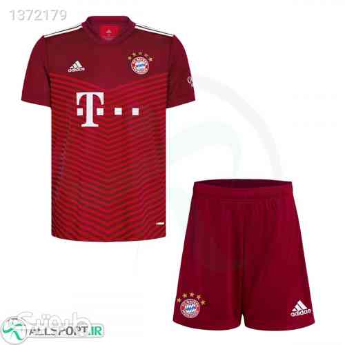 پیراهن شورت بچه گانه اول بایرمونیخ Bayern Munich202122 Home shirt amp; short Soccer Jersey - لباس کودک پسرانه