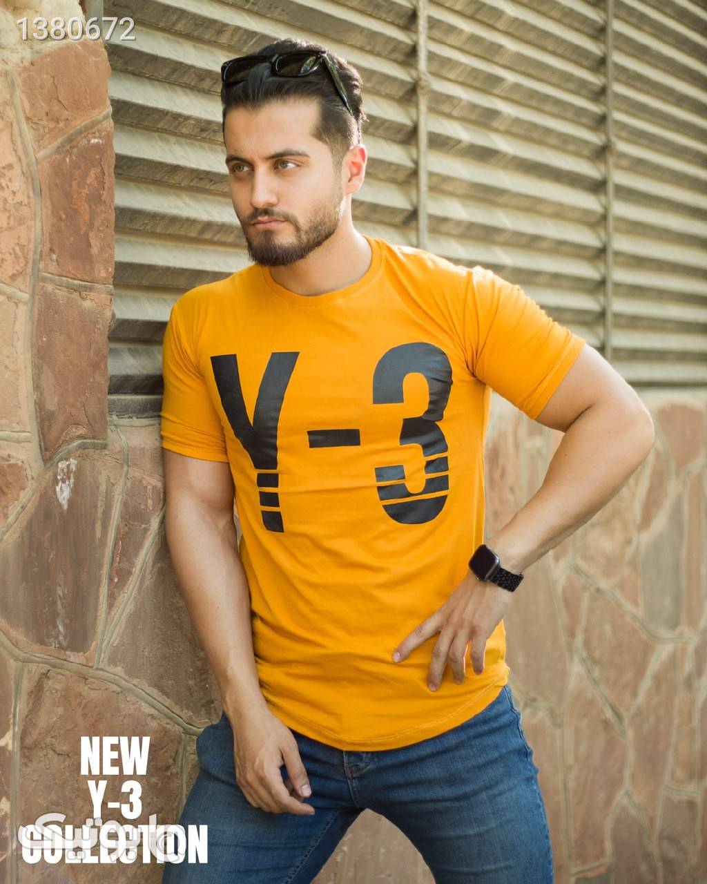 تیشرت مردانه مدل Y_3(خردلی) زرد تی شرت و پولو شرت مردانه