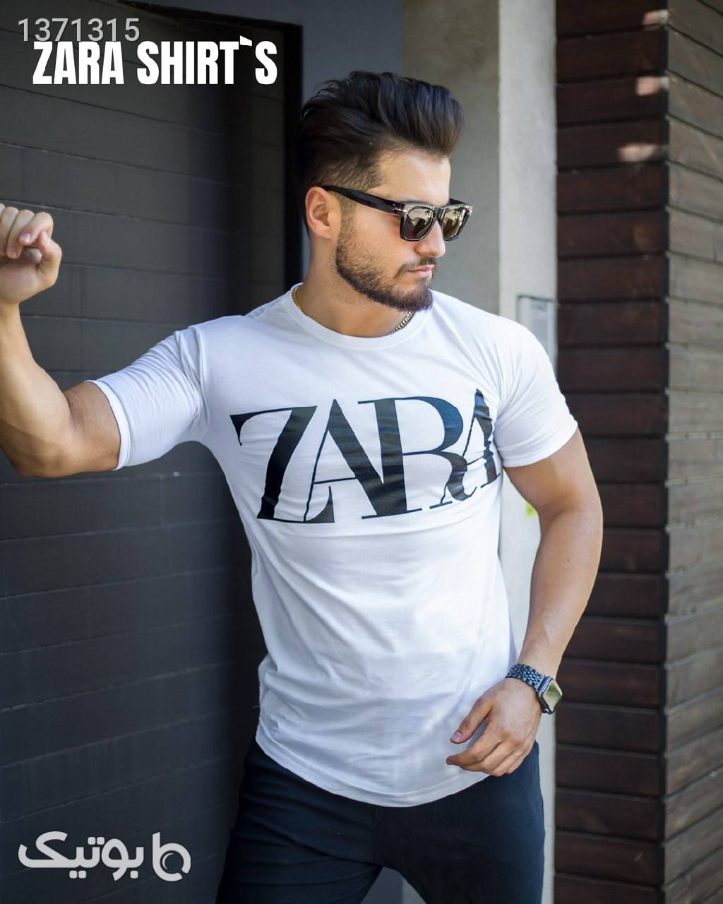 تیشرت مردانه مدل ZARA (سفید)