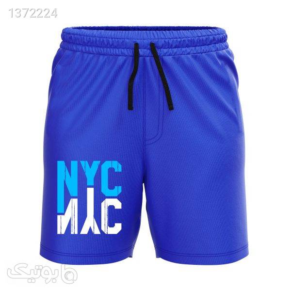 شلوارک ورزشی مردانه NYC آبی ست ورزشی مردانه