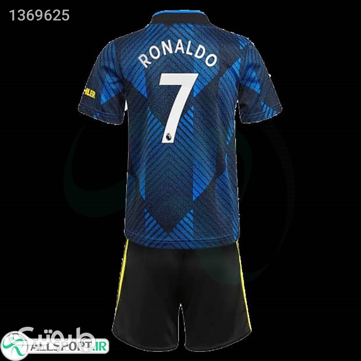 پیراهن شورت سوم منچستریونایتد با چاپ نام و شماره رونالدو Manchester United 202021 Third Soccer Jersey Kit ShirtShort Ronaldo 7