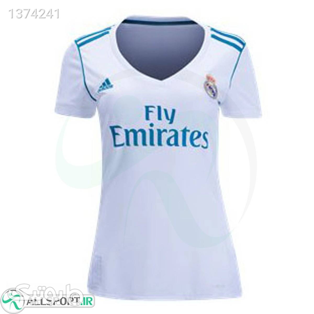 پیراهن زنانه اول رئال مادرید Real Madrid 201718 Women Home Soccer Jersey