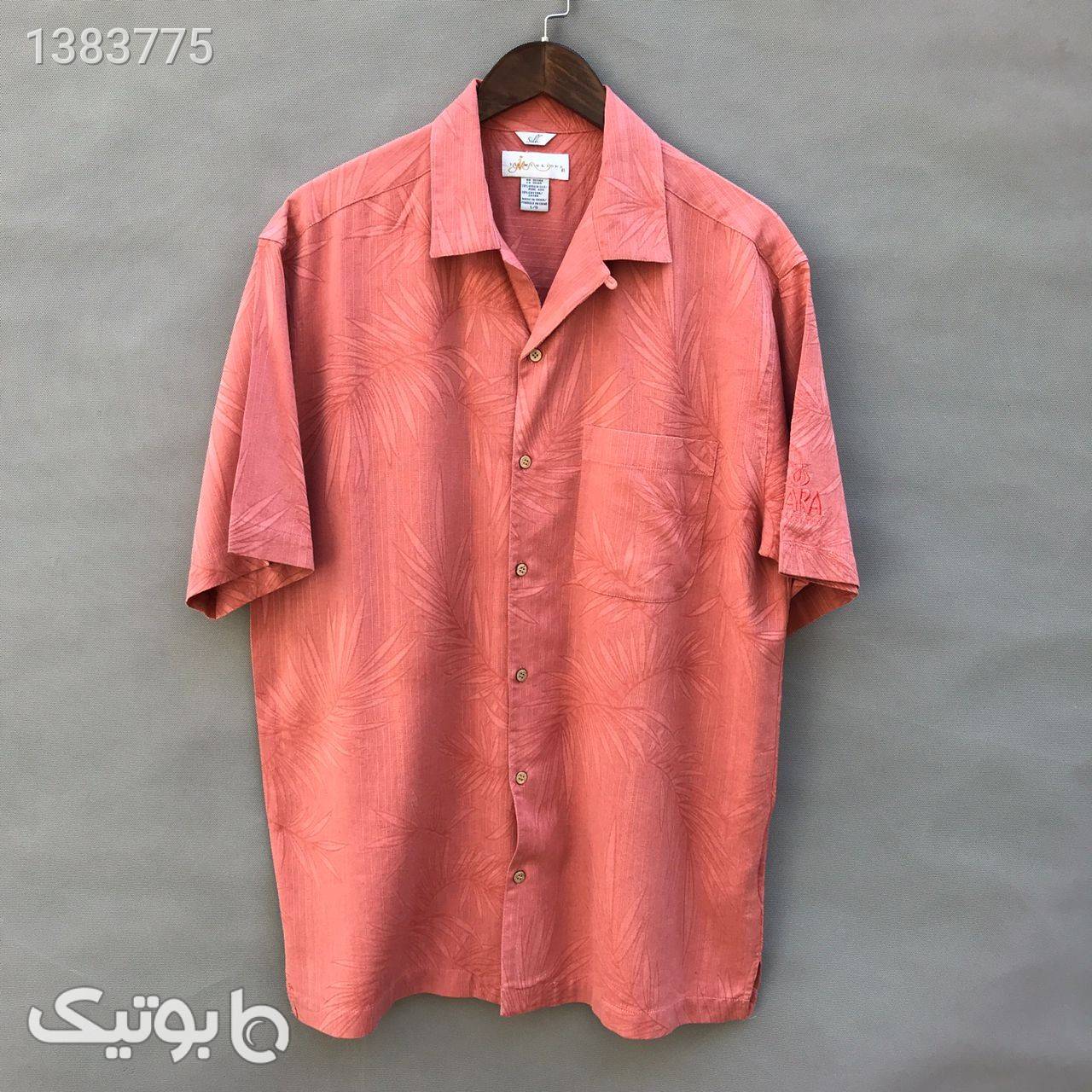 پیراهن هاوایی مدل47757 نارنجی پيراهن مردانه