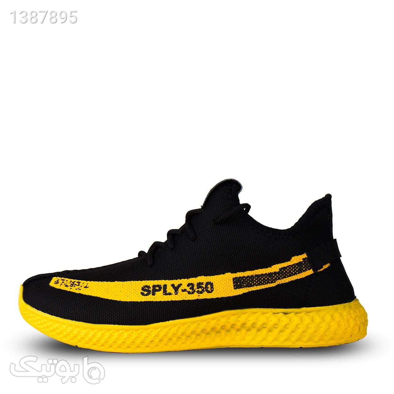 کفش ورزشی Sply-350 مردانه مشکی زردYogi زرد كتانی مردانه