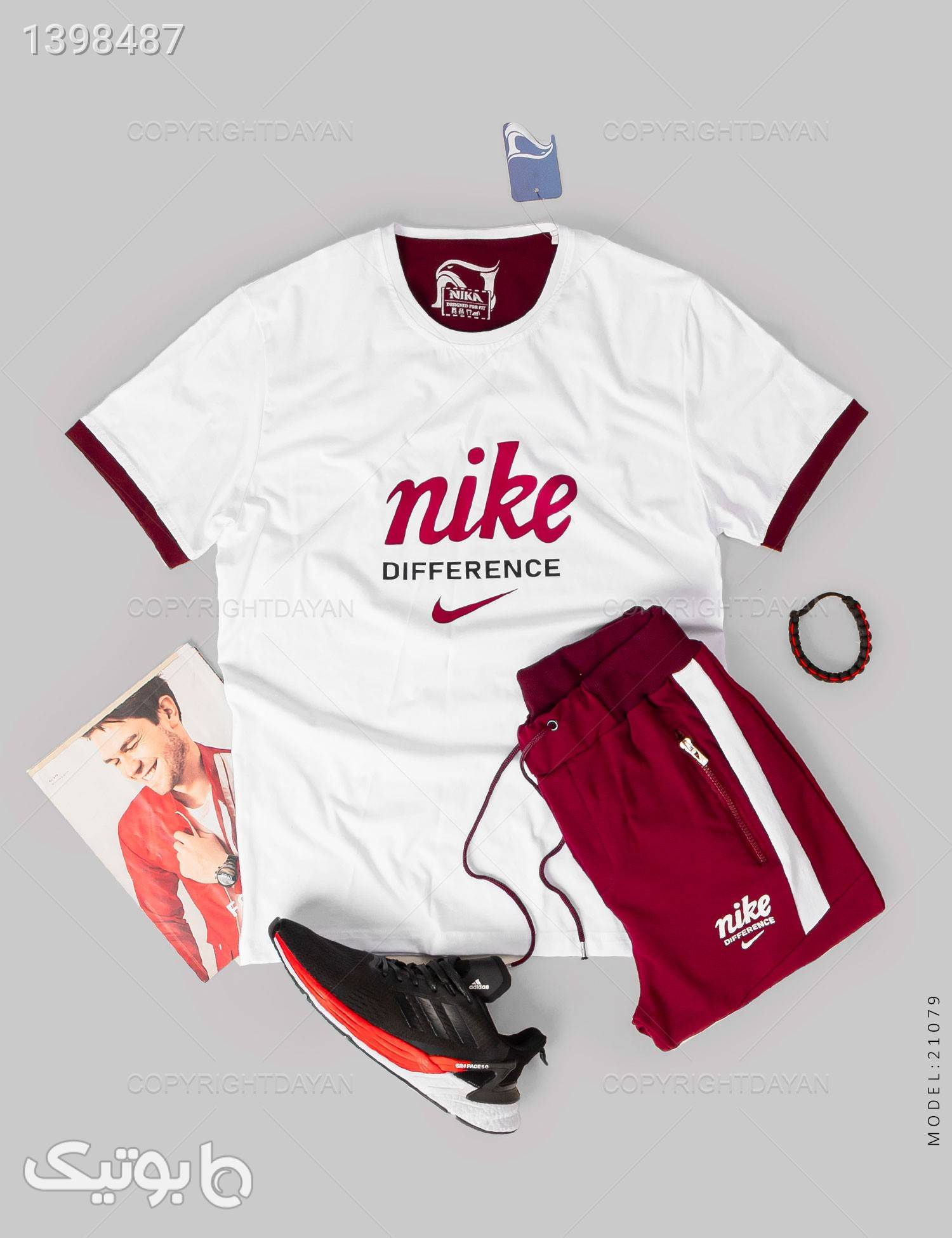 ست تیشرت و شلوار مردانه Nike مدل 21079