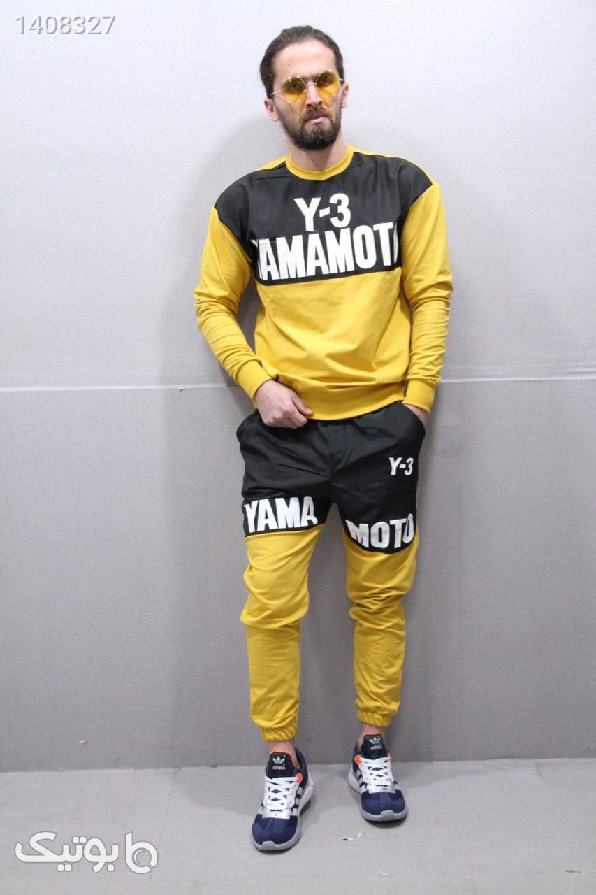 ست یاماتو کیفیت عالی  زرد لباس راحتی مردانه