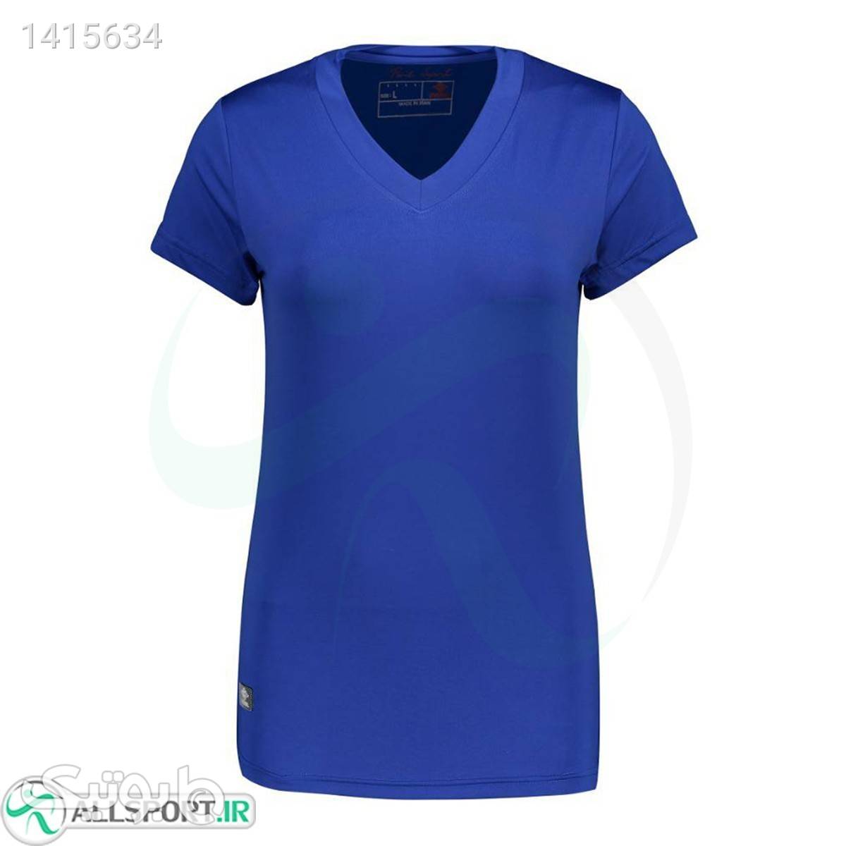 تی شرت ورزشی زنانه آبی کد 174