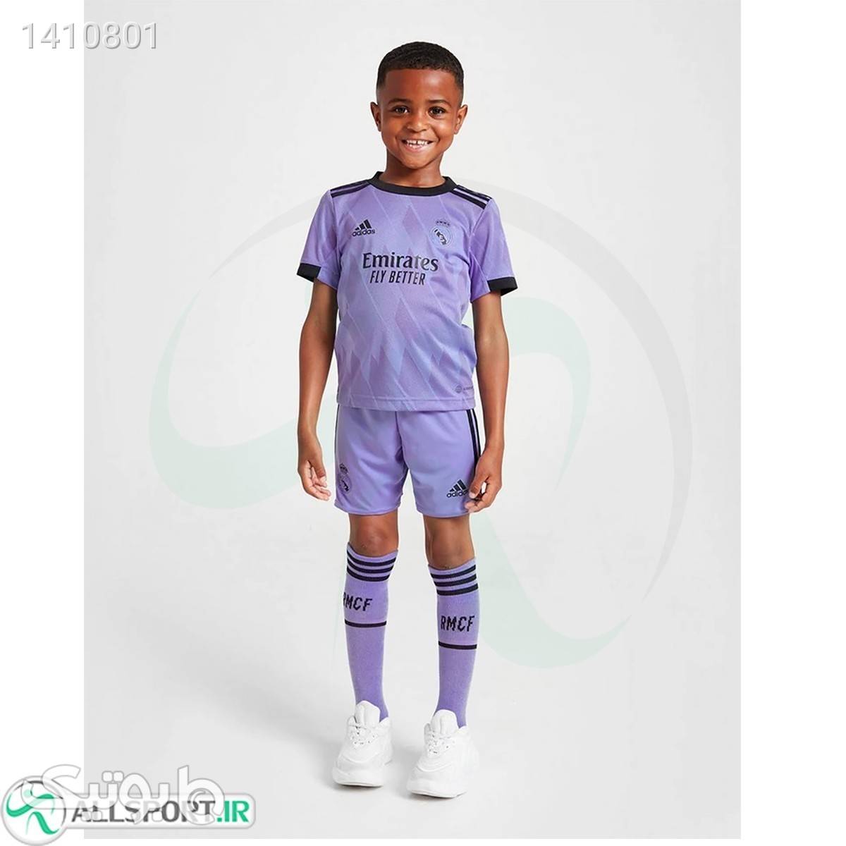 پیراهن شورت دوم بچه گانه رئال مادرید Real Madrid 202223 Away Jersey Kids ShirtShort