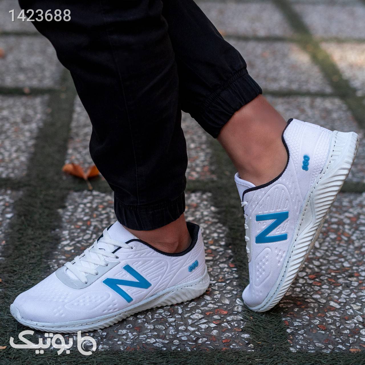 کفش ورزشی مردانه نیوبالانس سفید آبی مدلA15