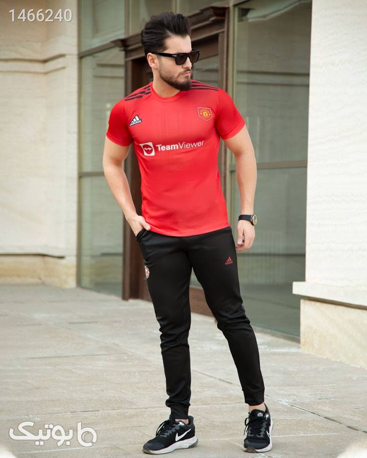 ست تیشرت و شلوار Karak قرمز قرمز تی شرت و پولو شرت مردانه