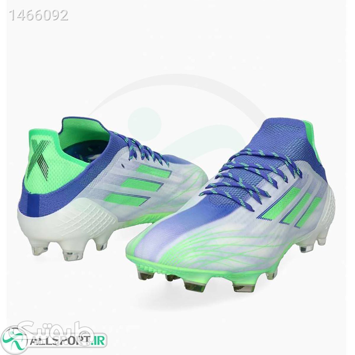 کفش فوتبال آدیداس ایکس طرح اصلیAdidas X Speedfiow blue white Green آبی كتانی مردانه