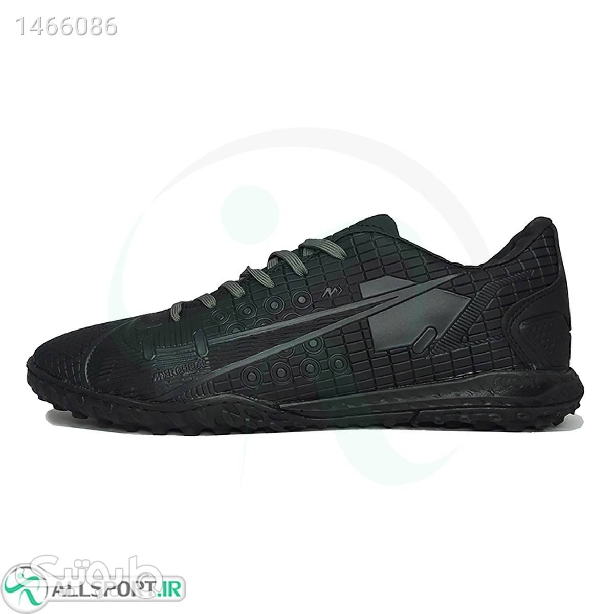 کفش چمن مصنوعی نایک مرکوریال ویپور طرح اصلی Nike Mercurial Vapor Black Black مشکی كتانی مردانه