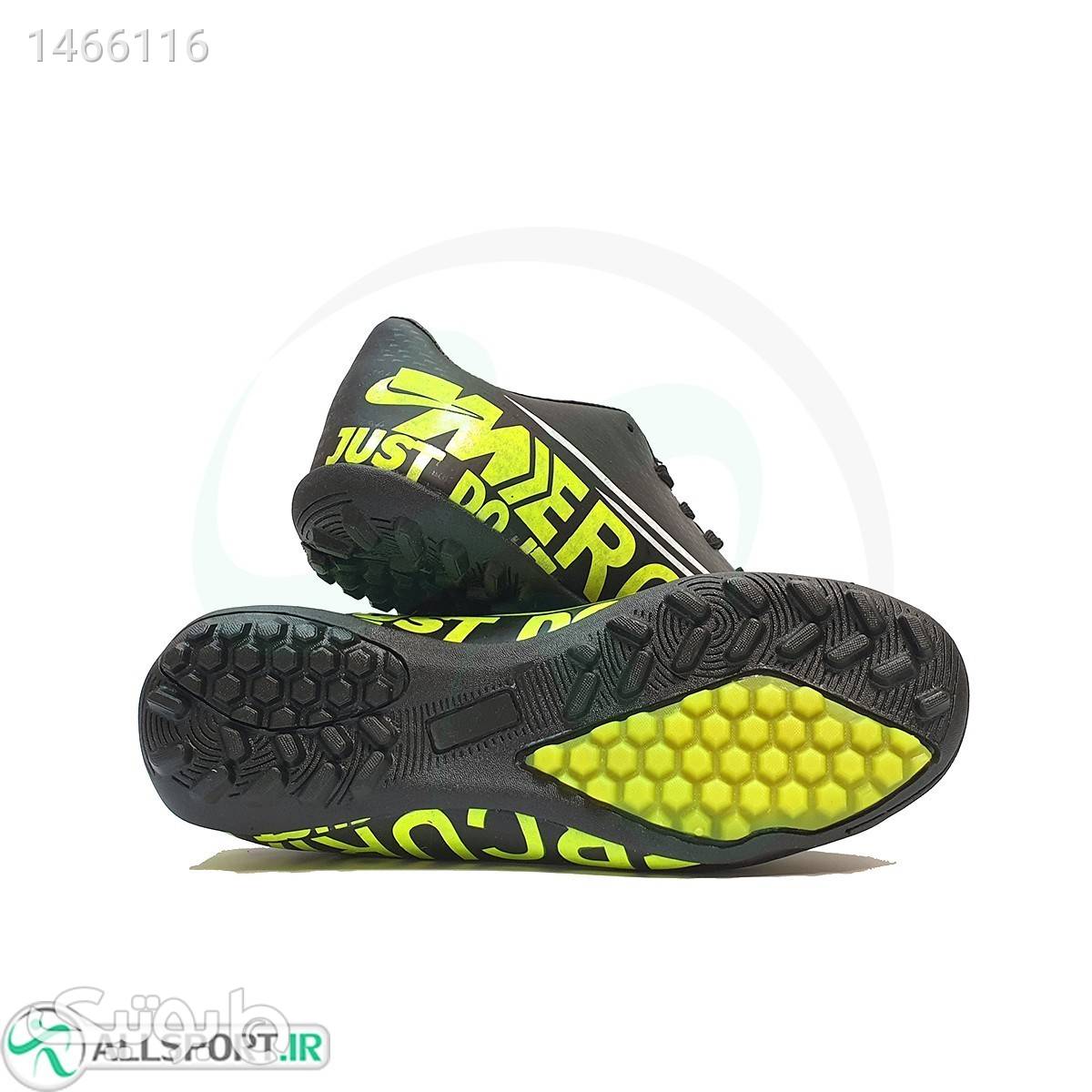 کفش چمن مصنوعی سایز کوچک نایک مرکوریالمشکی Nike Mercurial Black مشکی کیف و کفش بچگانه