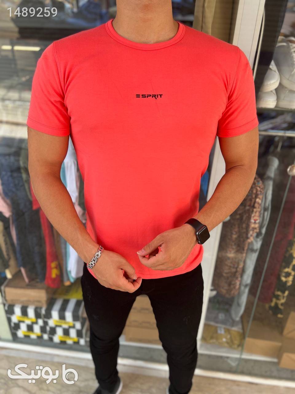 تیشرت مرجانی Esprit قرمز تی شرت و پولو شرت مردانه