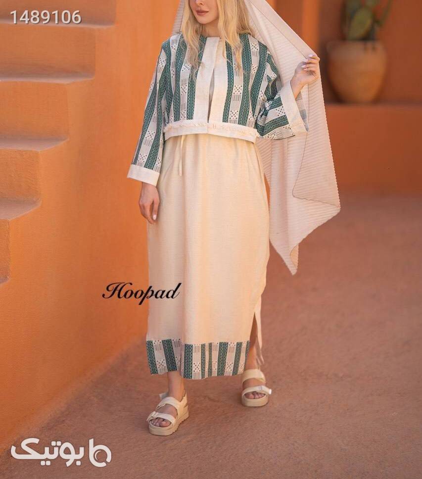 ست کت و سارافون مدل مراکشی سبز مانتو