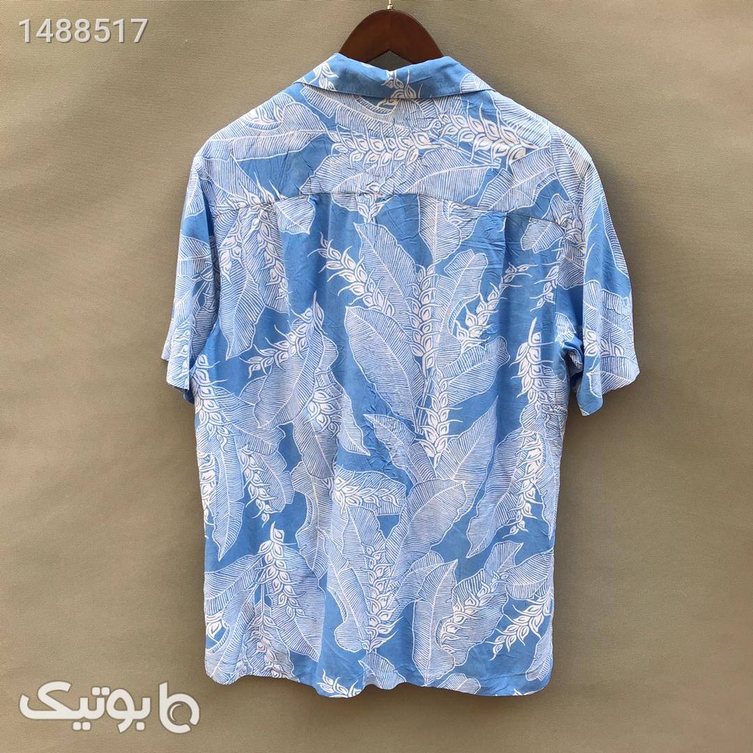 پیراهن هاوایی مدل61021 آبی پيراهن مردانه