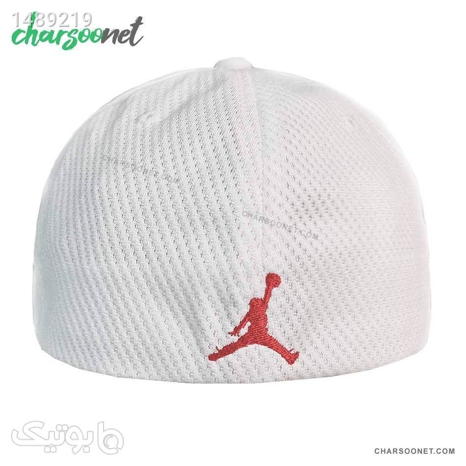 کلاه کپ نایکی طرح جردن Nike Jordan سفید کلاه و اسکارف